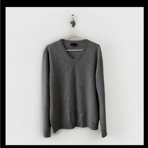 Quince Cashmere V Neck Sweater for Men Academia Preppy look
